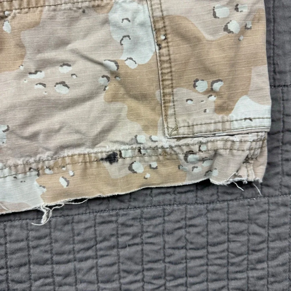 Y2K Mossimo Shorts Men 31 Chocolate Chip Camo Cargo Baggy 12